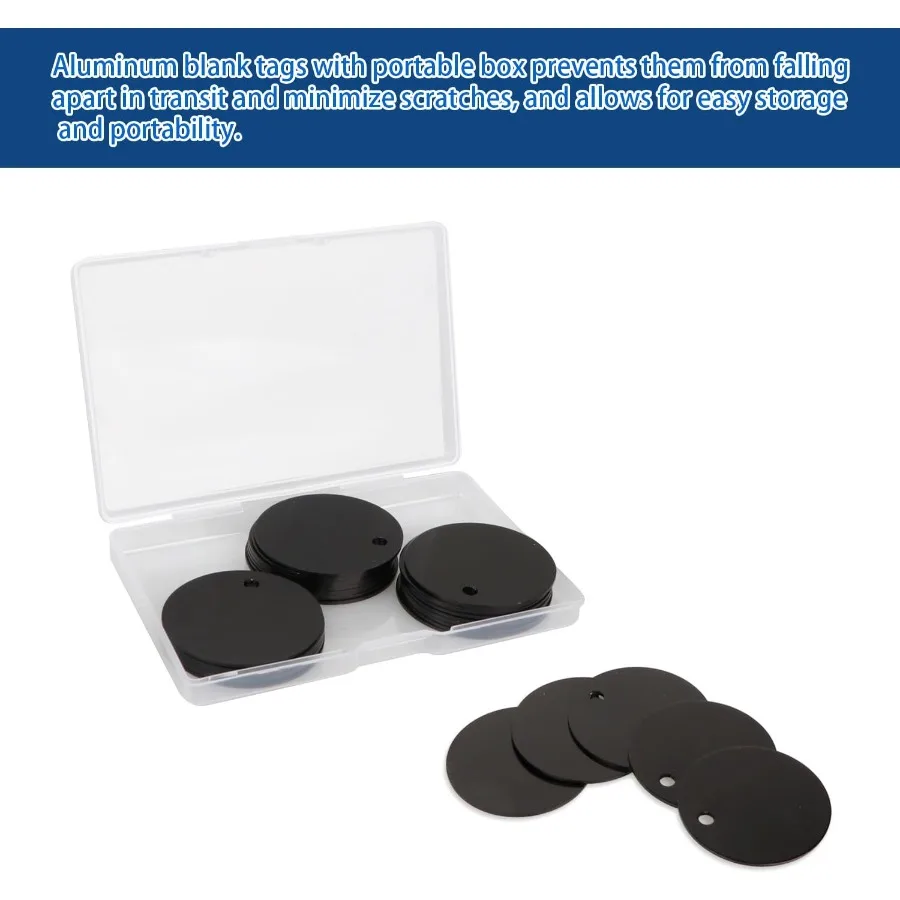 Fesorsi Aluminum Alloy Pet ID Tag 25 Pack Persolized Dog Tag and Cat Tag Anodizing Treatment DoubleSided Customizable for Equin