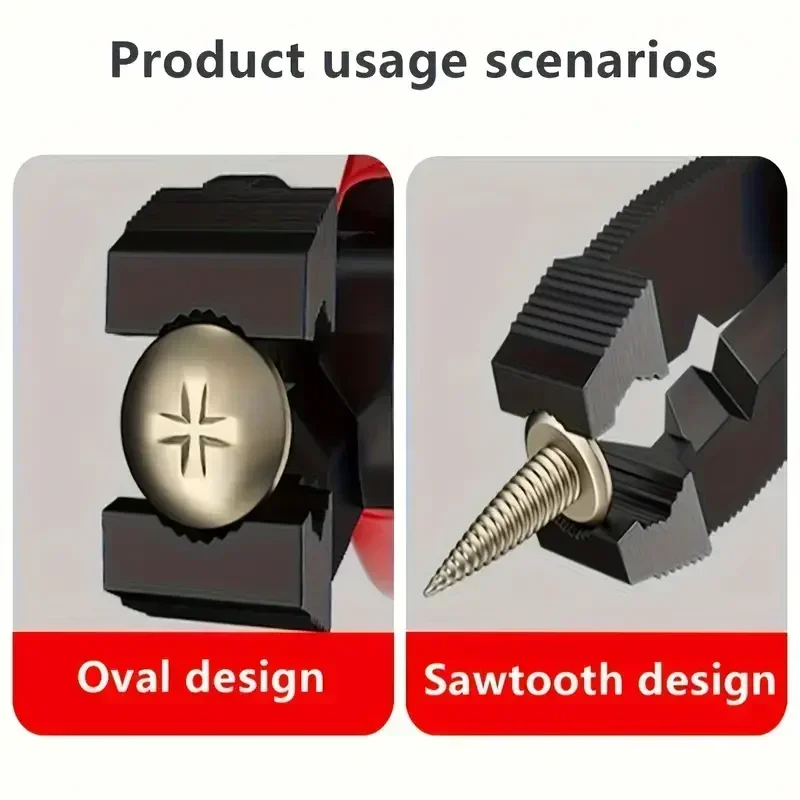Pince de retrait de vis dénudée, extracteur multifonction pour vis cassées et endommagées