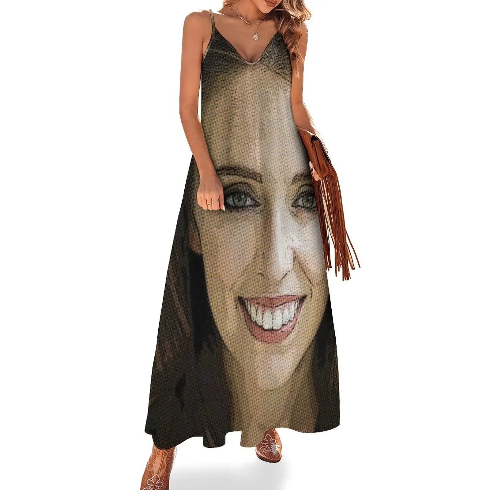 

Jacinda Ardern Sleeveless Dress Womens dresses dress party evening elegant luxury celebrity evening dress prom 2025