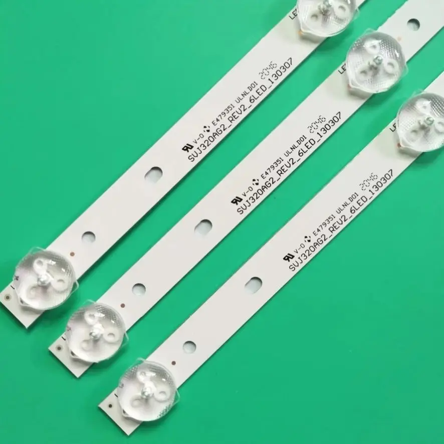 LED backlight strip for PH32C20 GD32D2000 CHM32D2000 LB-C320X13-E7-L-G1-SE SVJ320AK3-Rev01-6LED LEA-32C25M DEDC320M4