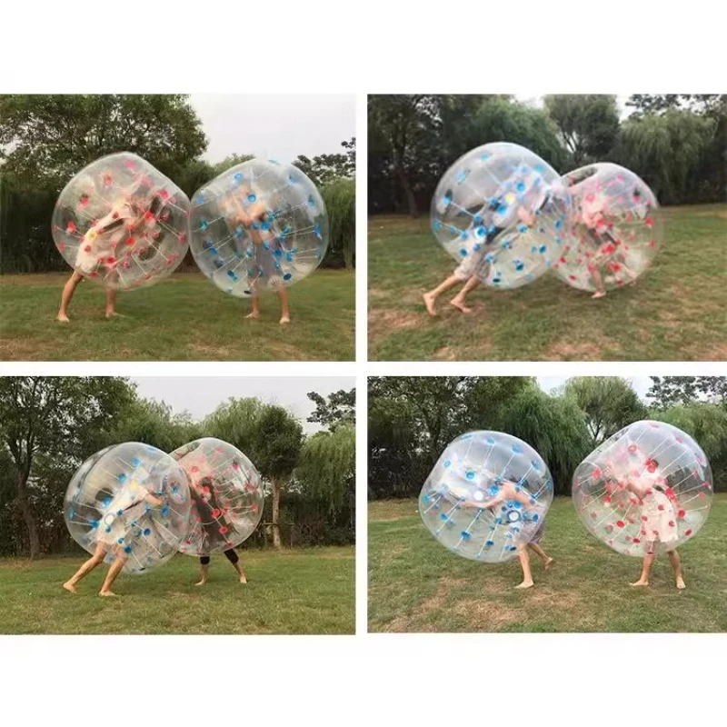 في الهواء الطلق نفخ الوفير الكرة الرياضة لعبة فقاعة الوفير الكرة الأطفال الكبار ملعب كرات اللعب لعب الصبي الاطفال ترتد لعبة #2