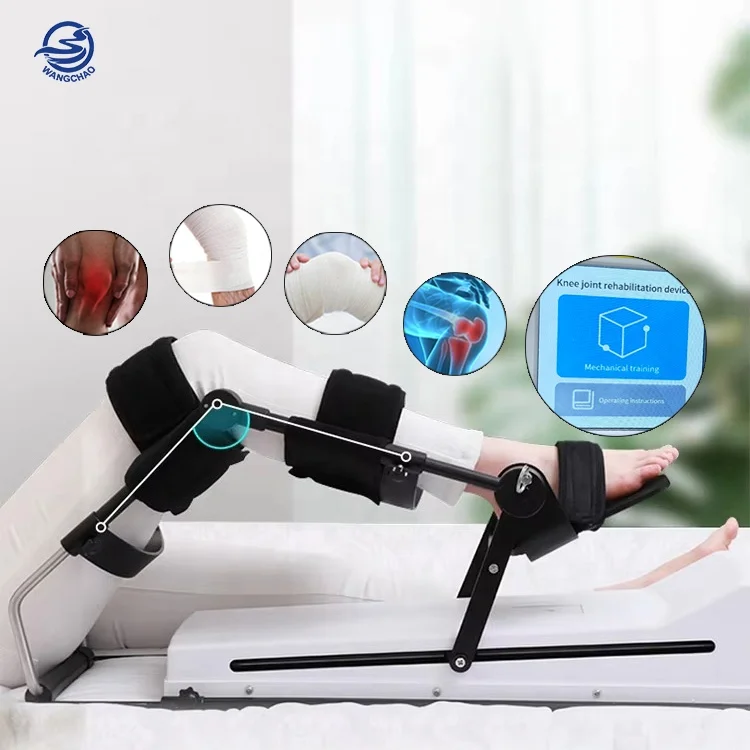 Appareil professionnel de rééducation de la genouillère CPM pour AVC et blessures, machine d'entraînement à l'étirement et à la flexion des jambes