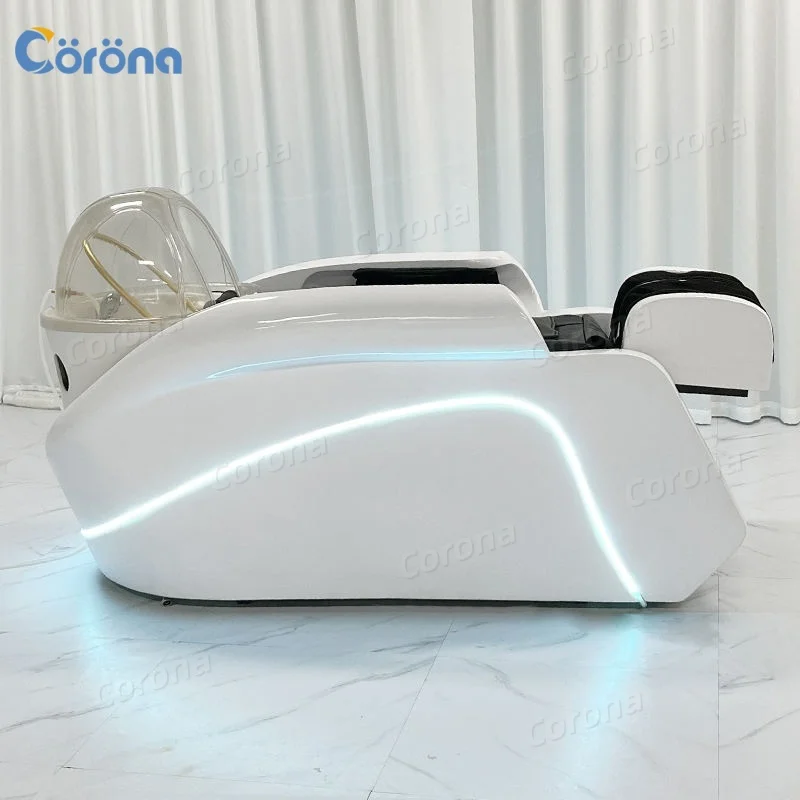 Luxury Electric Massage Head Spa Water Therapy Shampoo Bed Electric Massage Hair Washing Head Spa Shampoo Bed With Heating