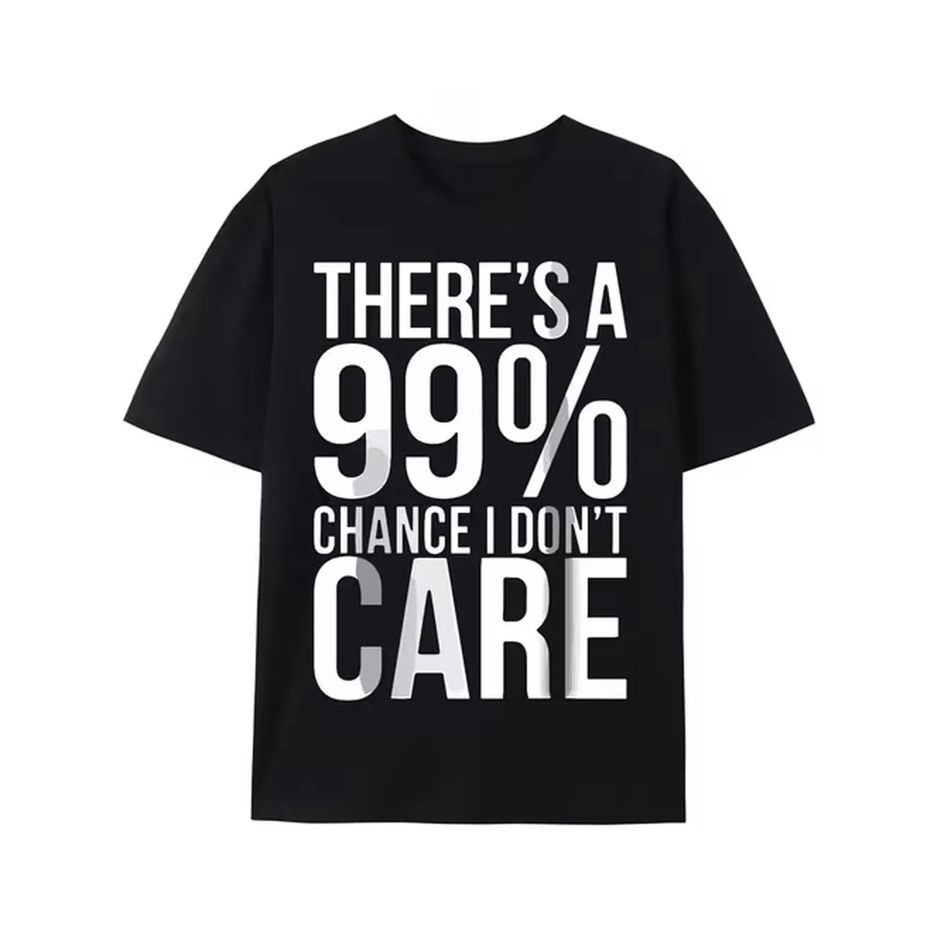 item picture mens 100 t shirt a 99 i dont care graphic casual crew neck short sleeve regular season tee everyday t shirt graphic tee