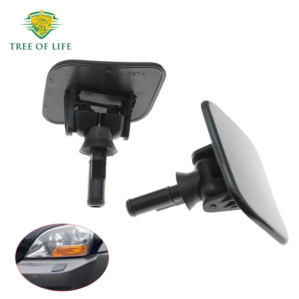 Front Bumper Headlight lamp Washer Spray Nozzle Cover Jet Cap For Kia Sorento Mk I 2006 2007 2008 2009 High-Quality RH&LH