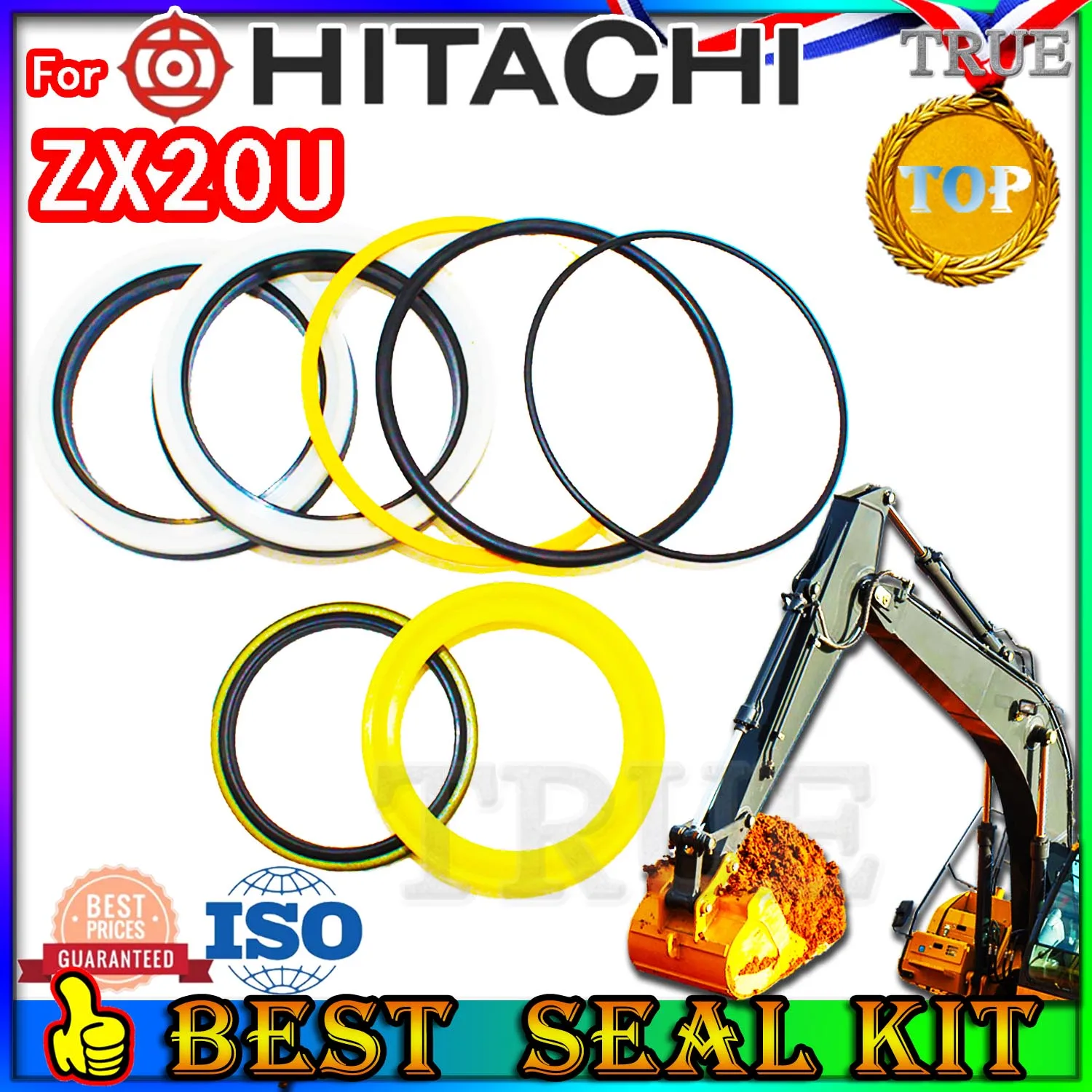 

For Hitachi ZX20U Oil Seal Repair Kit Boom Arm Bucket Excavator Hydraulic Cylinder Hit TRAVEL Joystick Engine O-ring Pump Digger