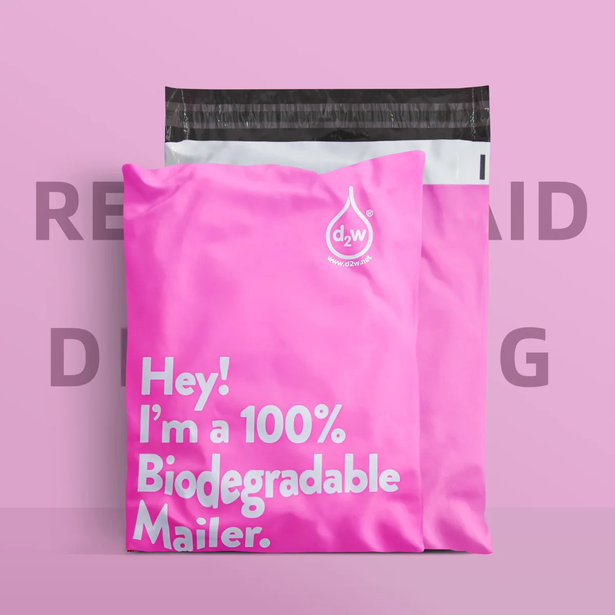 100% Biodegradable D2W Poly Mailers 10x13in 20pcs Compostable Envelopes Shipping Bags Eco Friendly Self Sealing Mailing Bags