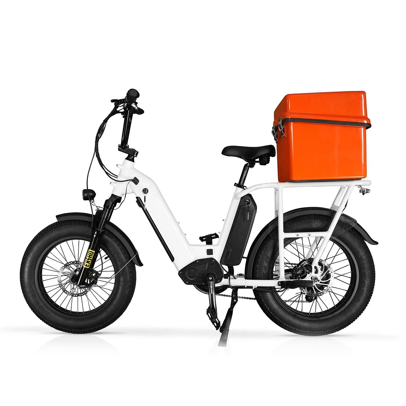 GreenPedel Two-wheel electric multi-purpose cargo bike electric bicycle ebike 750W can carry children with front shelf