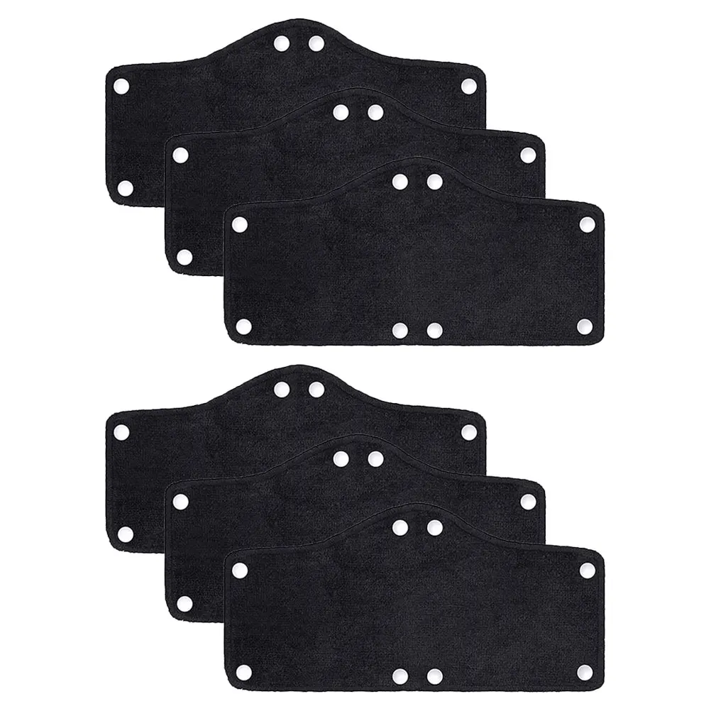 6 Pcs Hat Sweatb Liner Washable Breathable Pad Hard Hat Sweat Headb Safety Protection