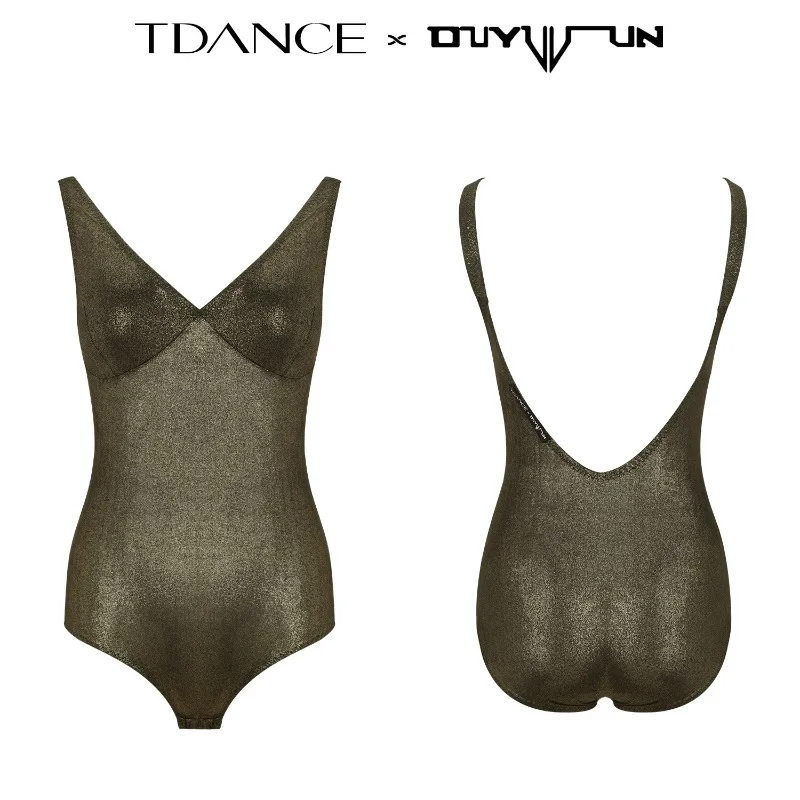 

customized Basic jumpsuit top with women's Latin backless camisole TXD-03 inside