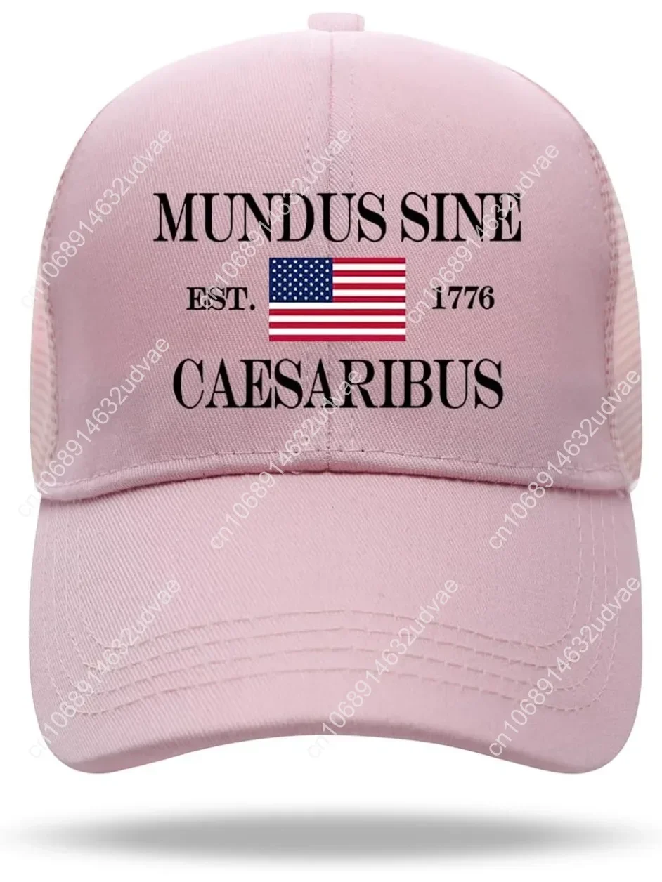 

Unisex Adjustable Mundus Sine Caesaribus Hat Mundus Sine Caesaribus Est 1776 Cap Baseball Cap