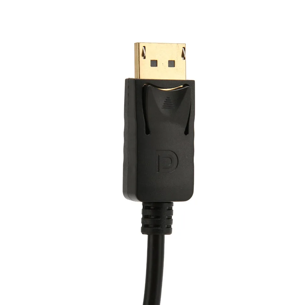 3PCS 1080P DisplayPort To DVI Adapter Gold Plated Connector DP To DVI Adapter Cable Unidirectional DP Conversion Cable