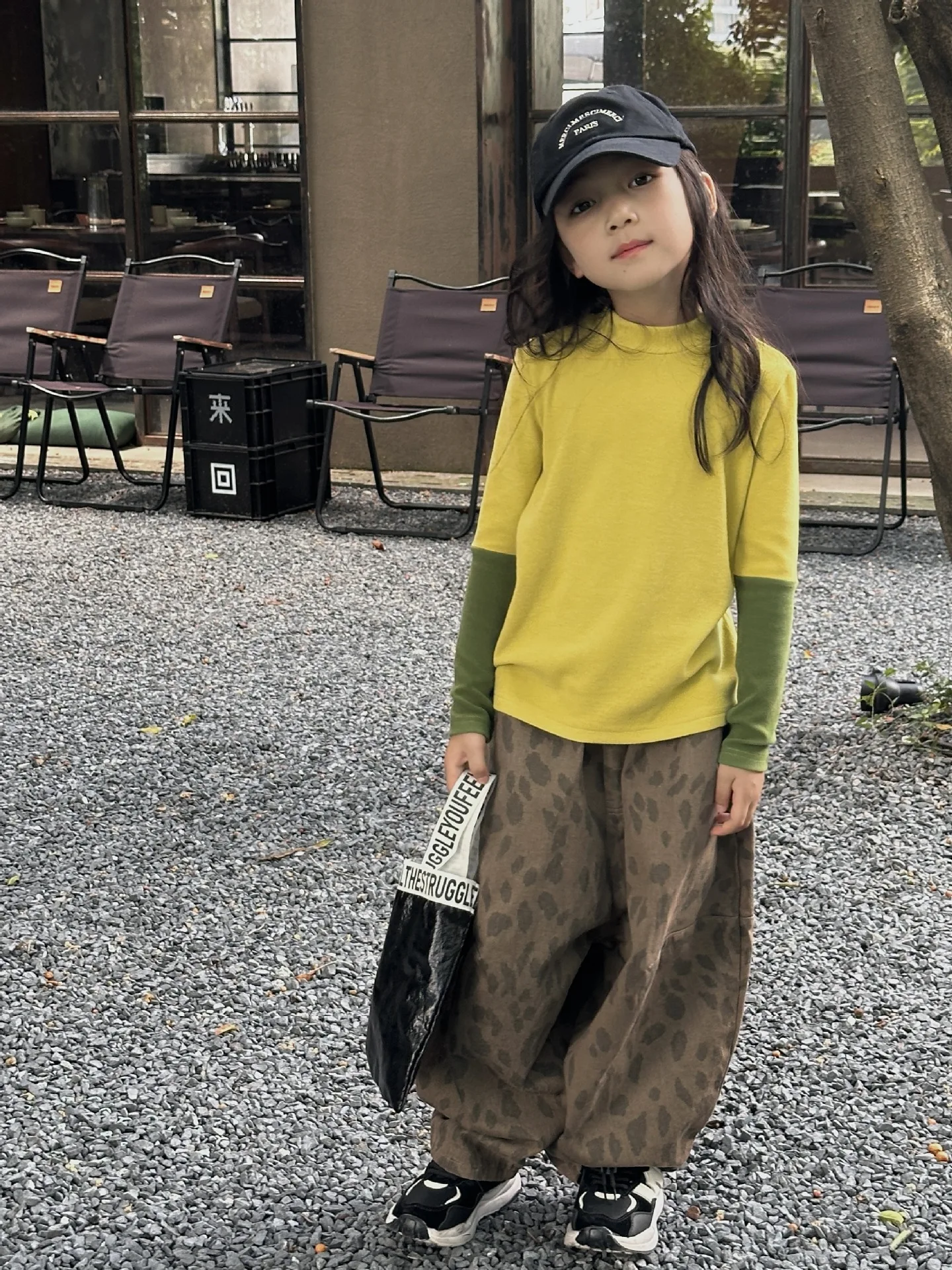 

Kids Long Sleeve Tee and Tight Pant 2025 Autumn Winter Patchwork Girl Boy T-Shirts and Legging Clothes