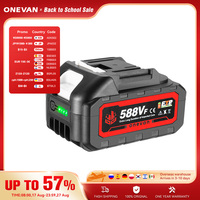 ONEVAN Rechargeable 588VF Lithium Ion Battery 22900mah Li-lon Battery For Makita 18V Battery Pin Electric Wrench Power Tools
