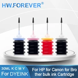 30ML Refill Dye Ink Kit For HP For Canon For Brother Printer Bulk Ink Cartridge Universal Refill Ink