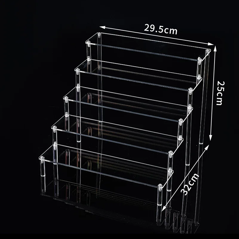 Helder acryl displaystandaard voor anime figuren cupcake plank organisator desserts houder juwelen display stijgbuizen standaard parfumstandaard