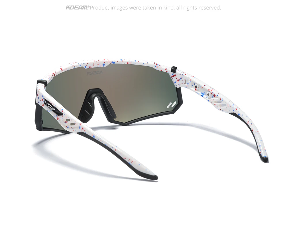 Kdeam High-End-Sports onnen brille polarisierte Herren-Fahrrad brille abnehmbarer Tr90-Rahmen und Nasen pads leicht auszu tauschen – Detail 31