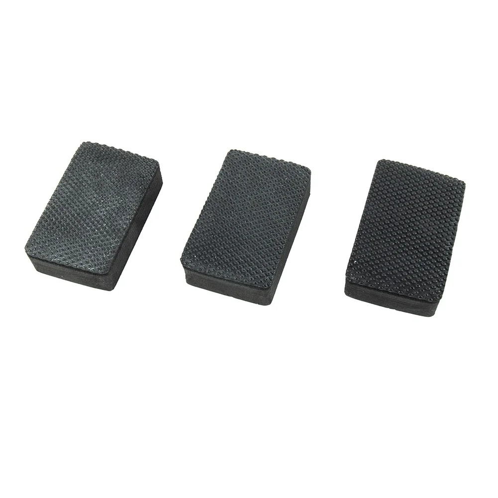 3 Pcs Auto Clay Bar Pad Sponge Block Cleaning Eraser Wax Polish Pad Kits Black For Car Hood Roof Windshield Kitchen Cathroo