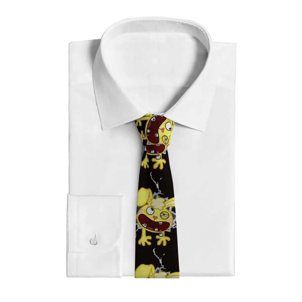 Happy Tree Friends 1 Necktie for Men Silk Polyester 8 cm Neck Ties Wedding Accessories Tie Classic Gravatas