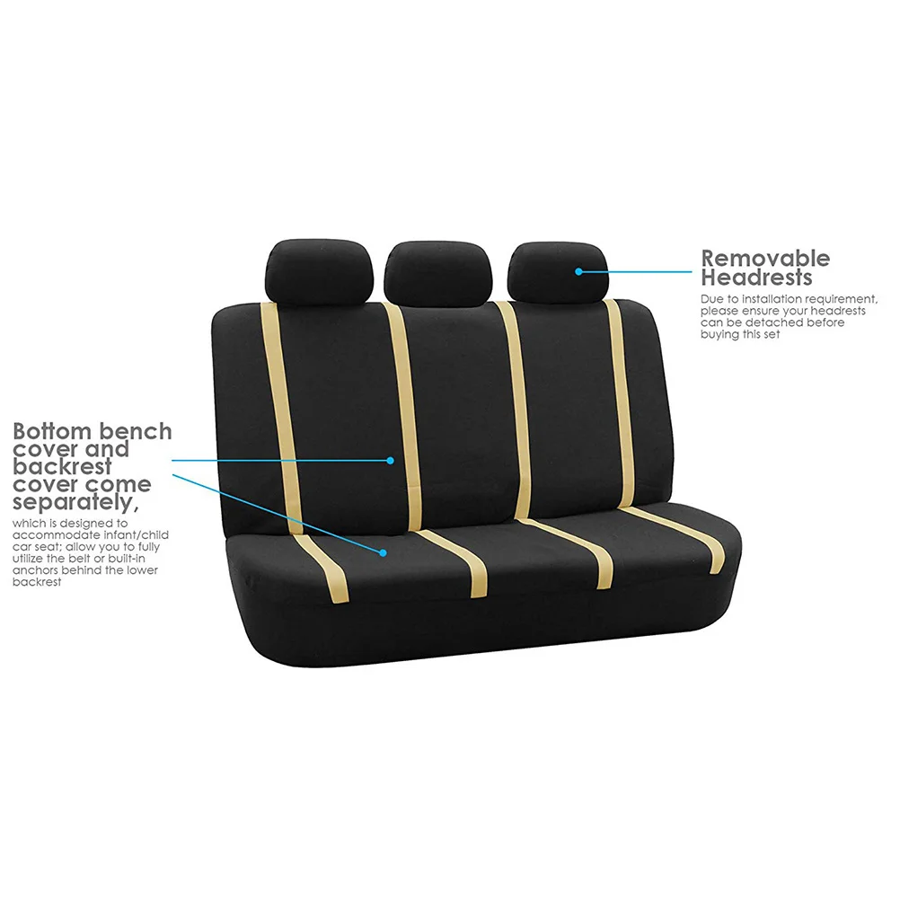 

9 pcs Car Seat Cover Universal Fit Thickened Durable Protection For Suv Truck Van Auto Interior Decorative Waterproof Mat