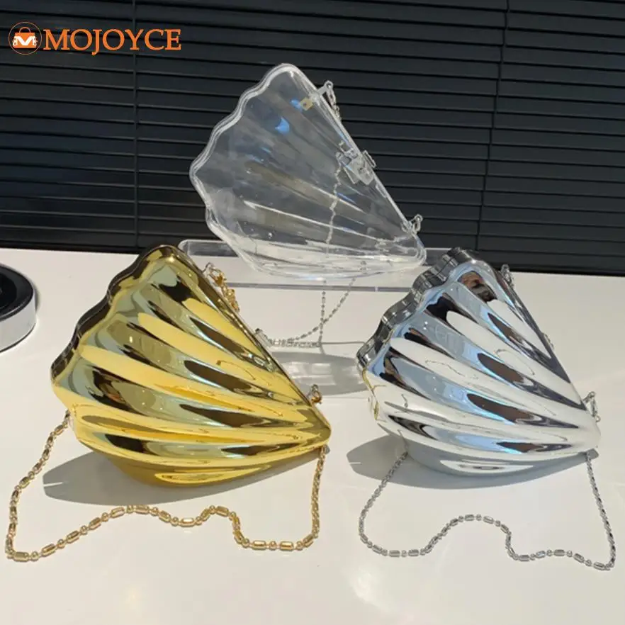 Acrylic Angel Wing Graceful Evening Bag Unique Shape Banquet Clutch Bag Luxury Chain Crossbody Bag Women Bag Wedding Party Purse