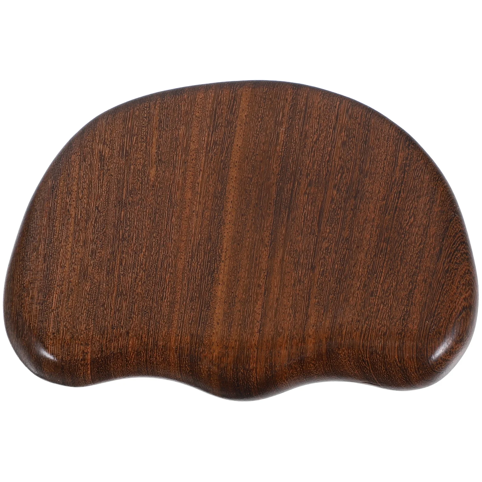 แผ่นกัวซาไม้จันทน์ดำธรรมชาติ เครื่องมือนวดไม้สำหรับใบหน้า คอ ร่างกาย แผ่นขูดผิวแบบพกพา เครื่องนวดสปาสำหรับใช้ที่บ้านและเดินทาง