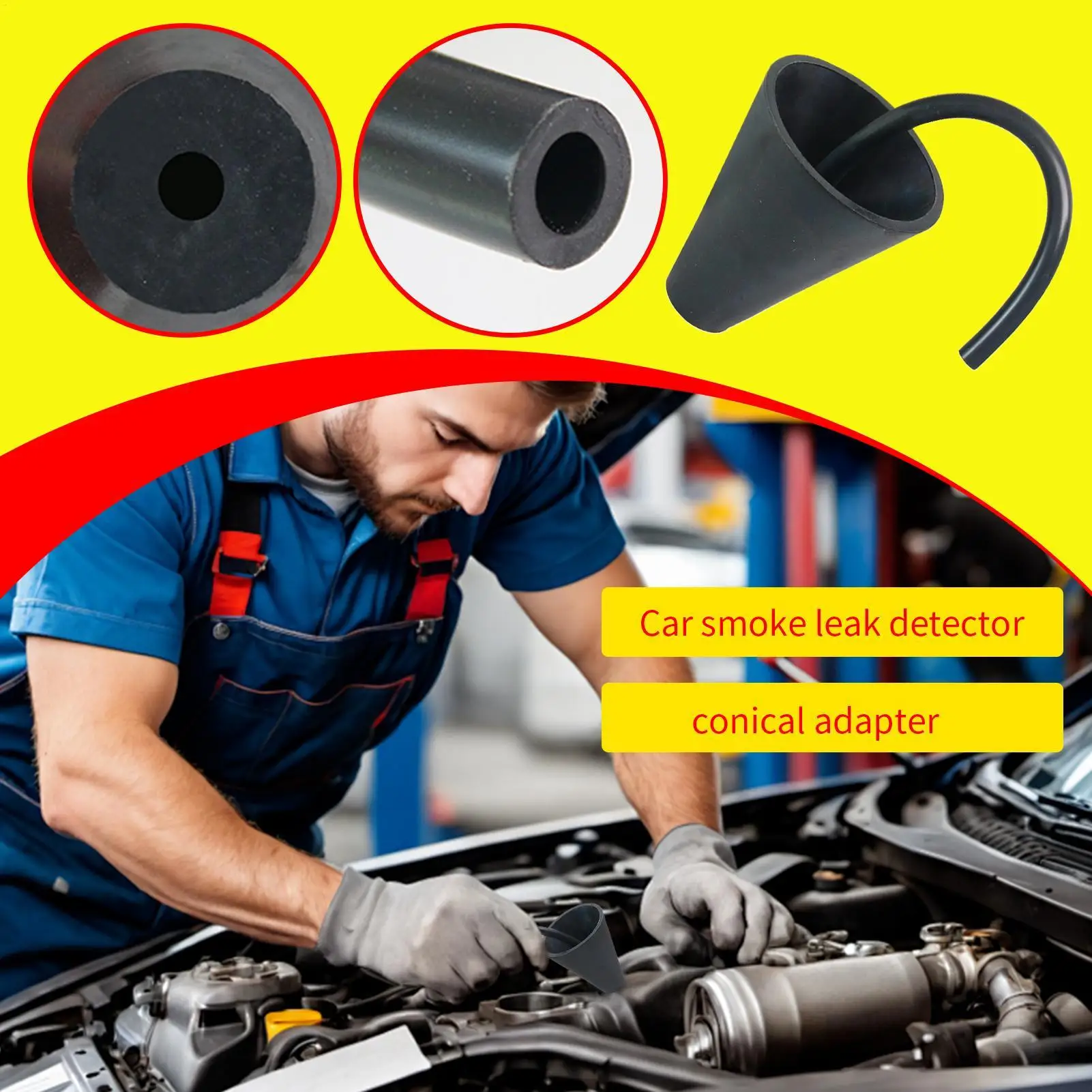 

Smog Machine Cone Adapter For Car Auto Smog Machine Attachment Electrical Equipment For Engine Detection Vehicle Inspector Fleet