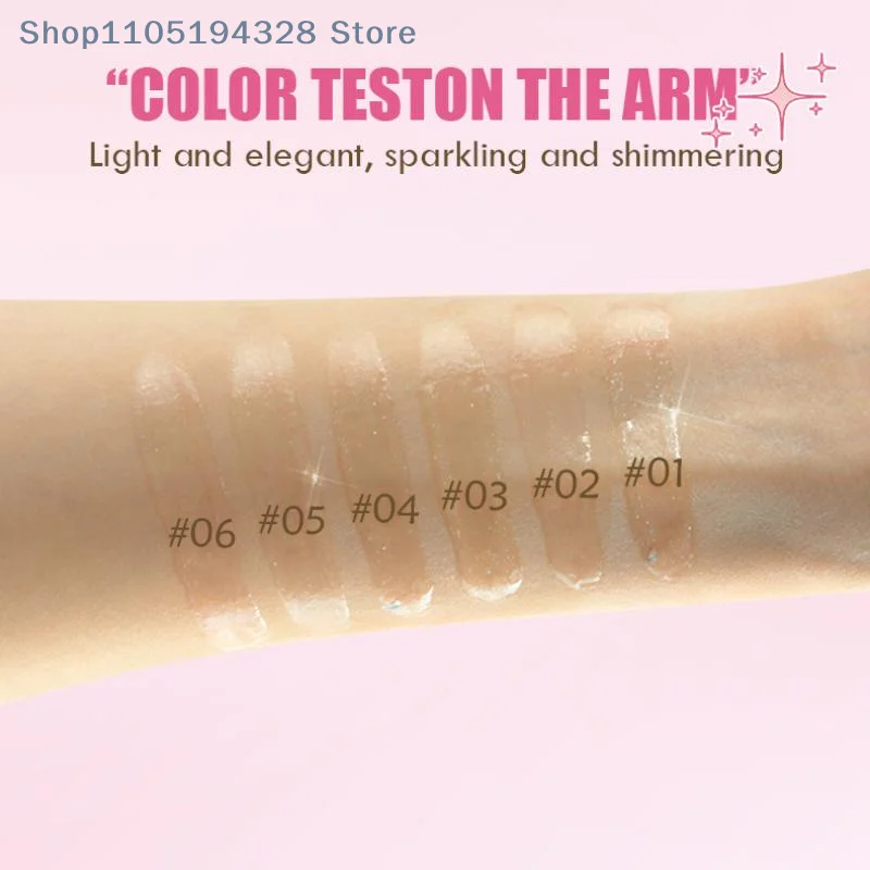 [MP] 5.5 ml Transparante Crystal Jelly Lipgloss Glanzende Heldere Spiegel Hydraterende Lippenbalsem Glitter Vloeibare Lipstick Lip olie Lip Tint