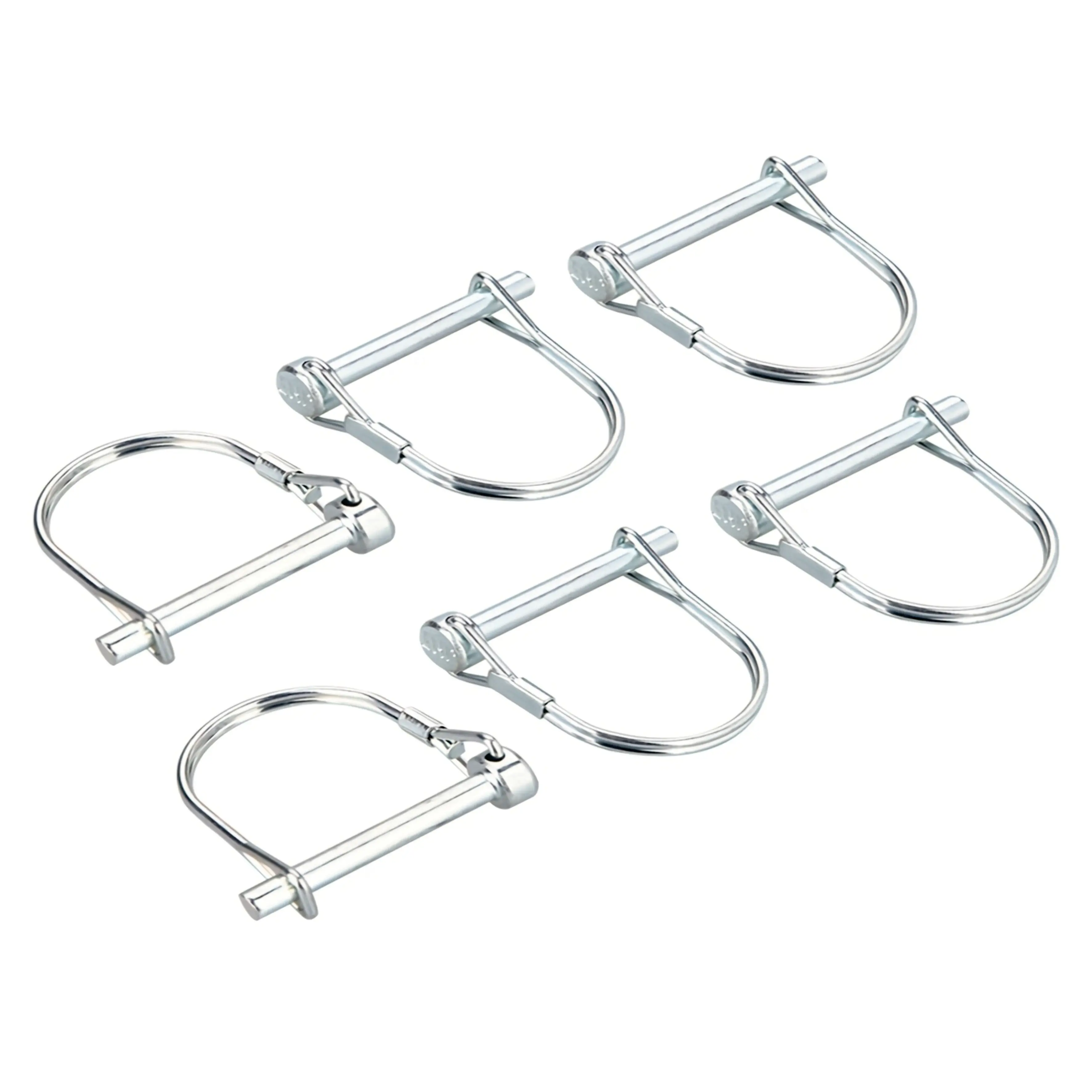 Farm trailer lawn garden with 6 1/4 inch heavy-duty stainless steel spring locking pins