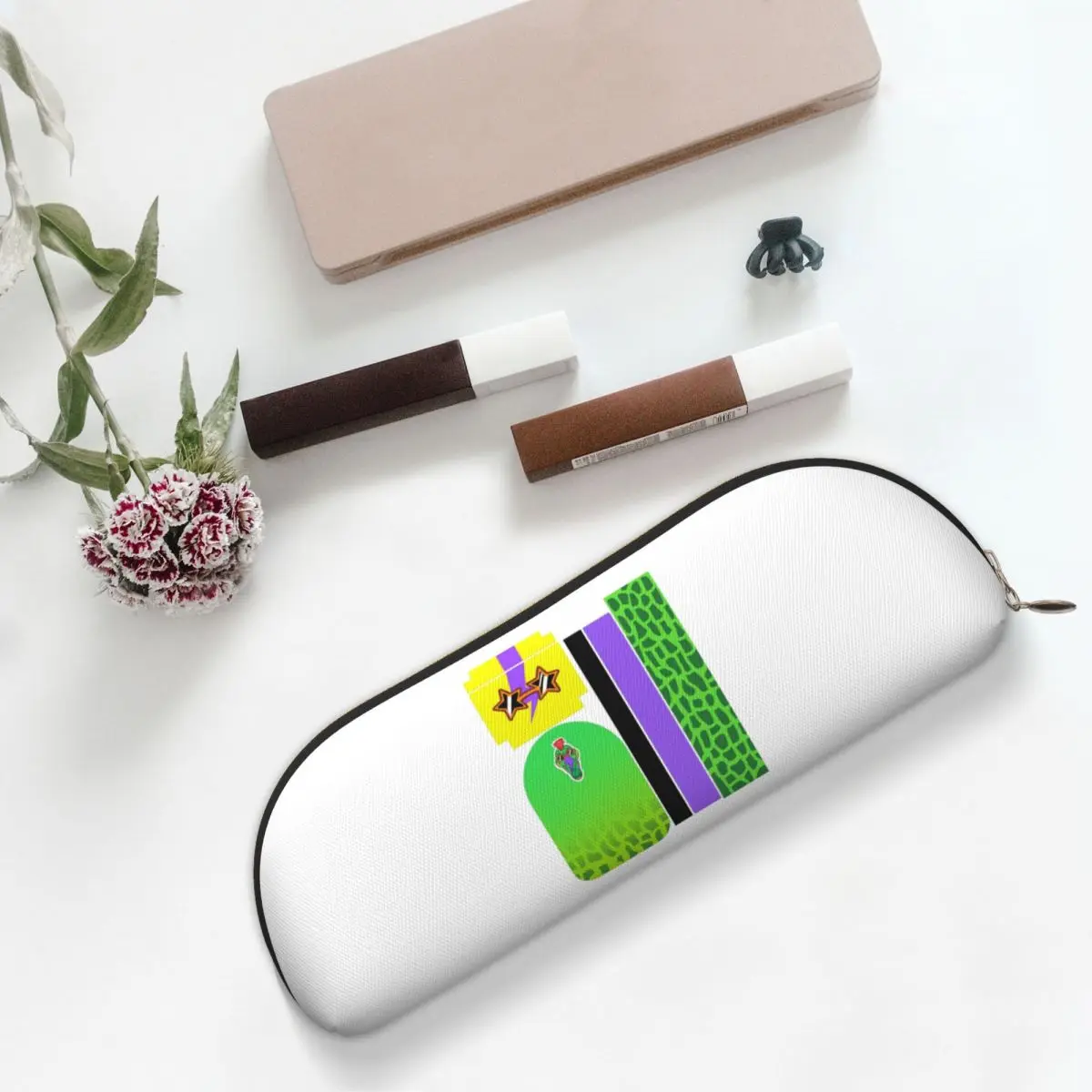 Montgomery Gator Fazbear estuche para lápices de entretenimiento, estuche para lápices, almacenamiento, suministros de papelería, caja para bolígrafos de gran capacidad, estuche para lápices