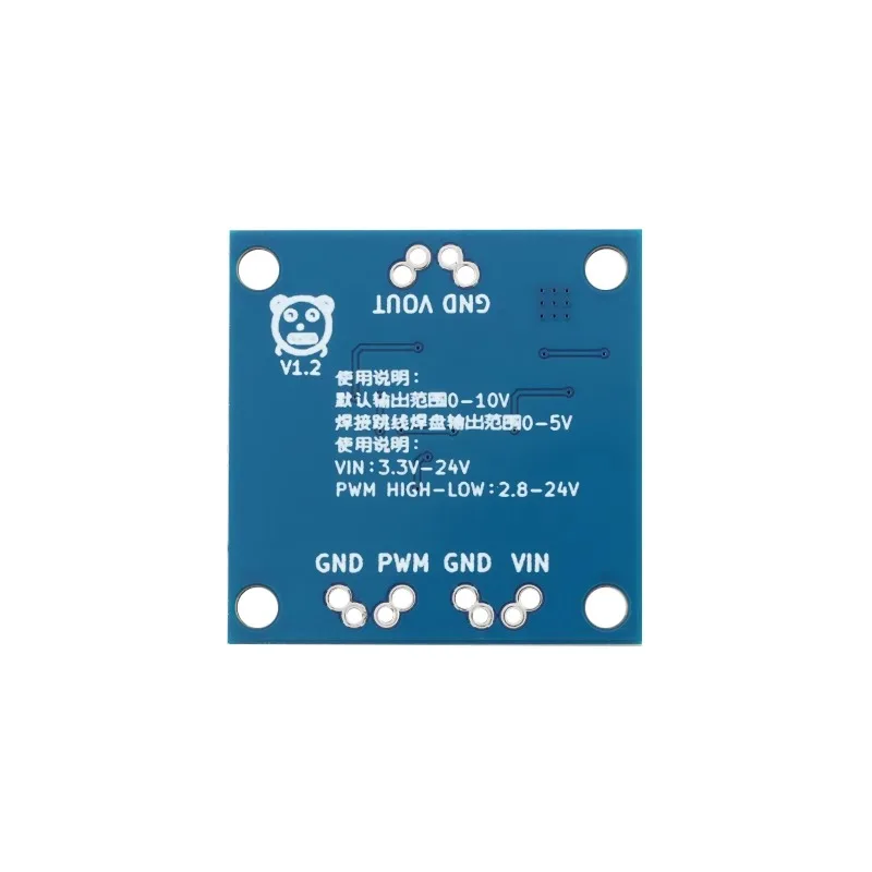 Módulo de voltaje de señal PWM original, ciclo de trabajo de 0-100% a salida de 0-5V/0-10V