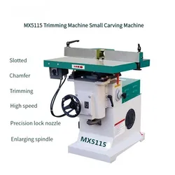 MX5115 Acrylic Woodworking Trimming Machine 220V/380V Edge Trimmer Vertical Single-Axis Woodworker Milling Tool