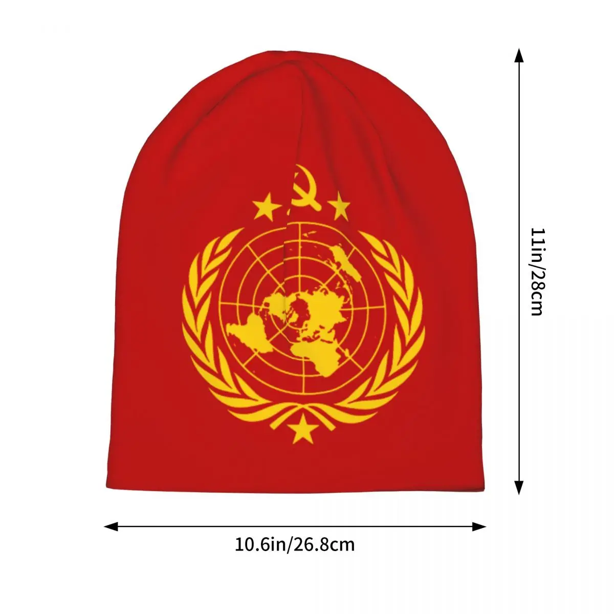 Vladimir Ilyich Lenin Marxism CCCP Communism Socialism Warm Knitted Cap Bonnet Hat Autumn Winter Beanies Hats for Men Women