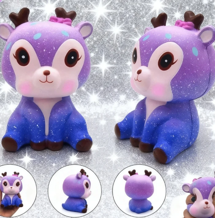 جامبو الكرتون الشكل اسفنجي ألعاب متململة بطيئة ارتفاع ضغط لعبة لطيف الحيوانات أرنب الإجهاد الكرة ضد الإجهاد تململ للأطفال #1