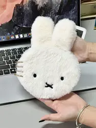 Miniso Sanrio Doll Rabbit Pillow Plush Super Cute Mini White Rabbit Plush Doll Brooch Gift