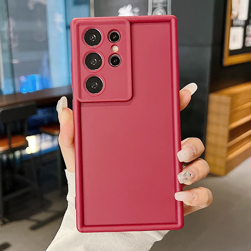 Weiche TPU-Hülle für Samsung Galaxy A16 A17 A18 A57 A37 A56 A27 A26 A55 A35 A15 A36 5G Stoßfeste Einfarbige Silikon-Handyhülle – Detail 10