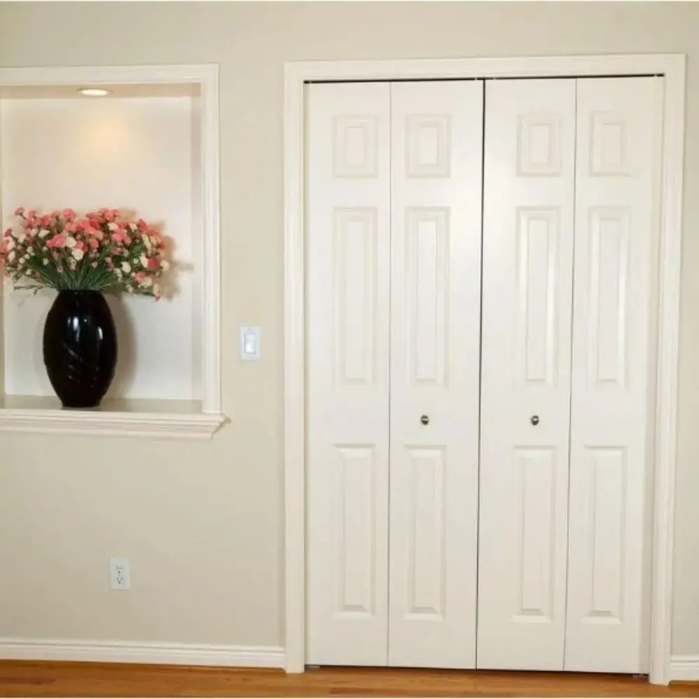 16 قطعة محورية علوية للباب ثنائية الطي آمنة للتثبيت، سهلة الضبط، أجهزة الباب ثنائية الطي، زنبركية من الفولاذ المقاوم للصدأ #2