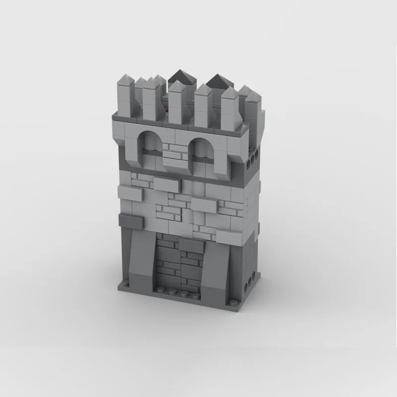 Juego de bloques de construcción de castillo Medieval para niños, de pared Modular juguete de montaje creativo, regalo de vacaciones único para niños, 181 piezas