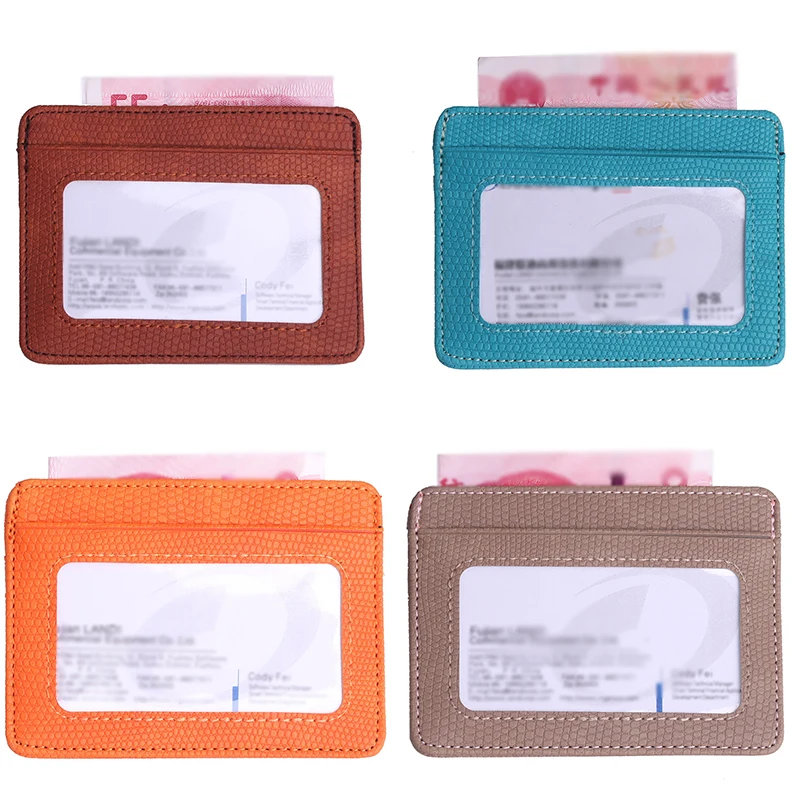 Fashion Lizard Pattern Card Holder Ultra-thin Multi Slot Bank Card Package Coin Purse Slim Wallet Short Purse Credit Card Holder