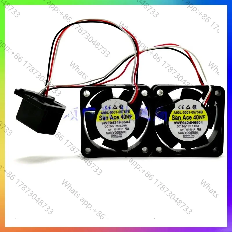 Tool PartsNew original A90L-0001-0575#B 9WF0424H6504 4cm 40*20MM DC24V 0.09A FANUC special plug cooling fan
