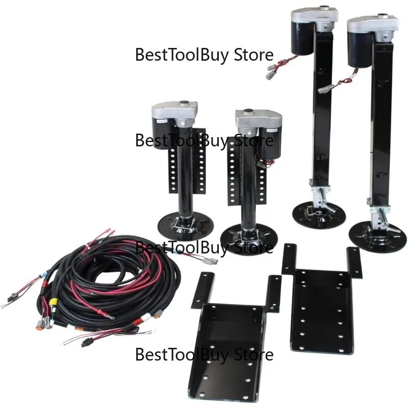 12V Automatic RV Leveling System 10 Ton Hydraulic Lift Jack for Camper Trailer Support