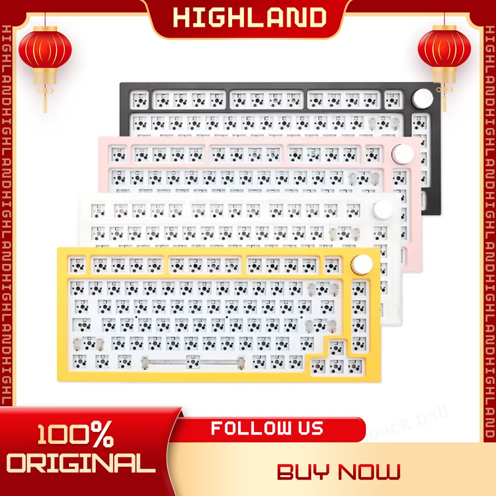 75% Keyboard Kit Nexttime X75  Next Time 75 Keyboard Kit Gasket Customized Hot Swappable Mechanical Keyboard Pcb Rgb Keydous