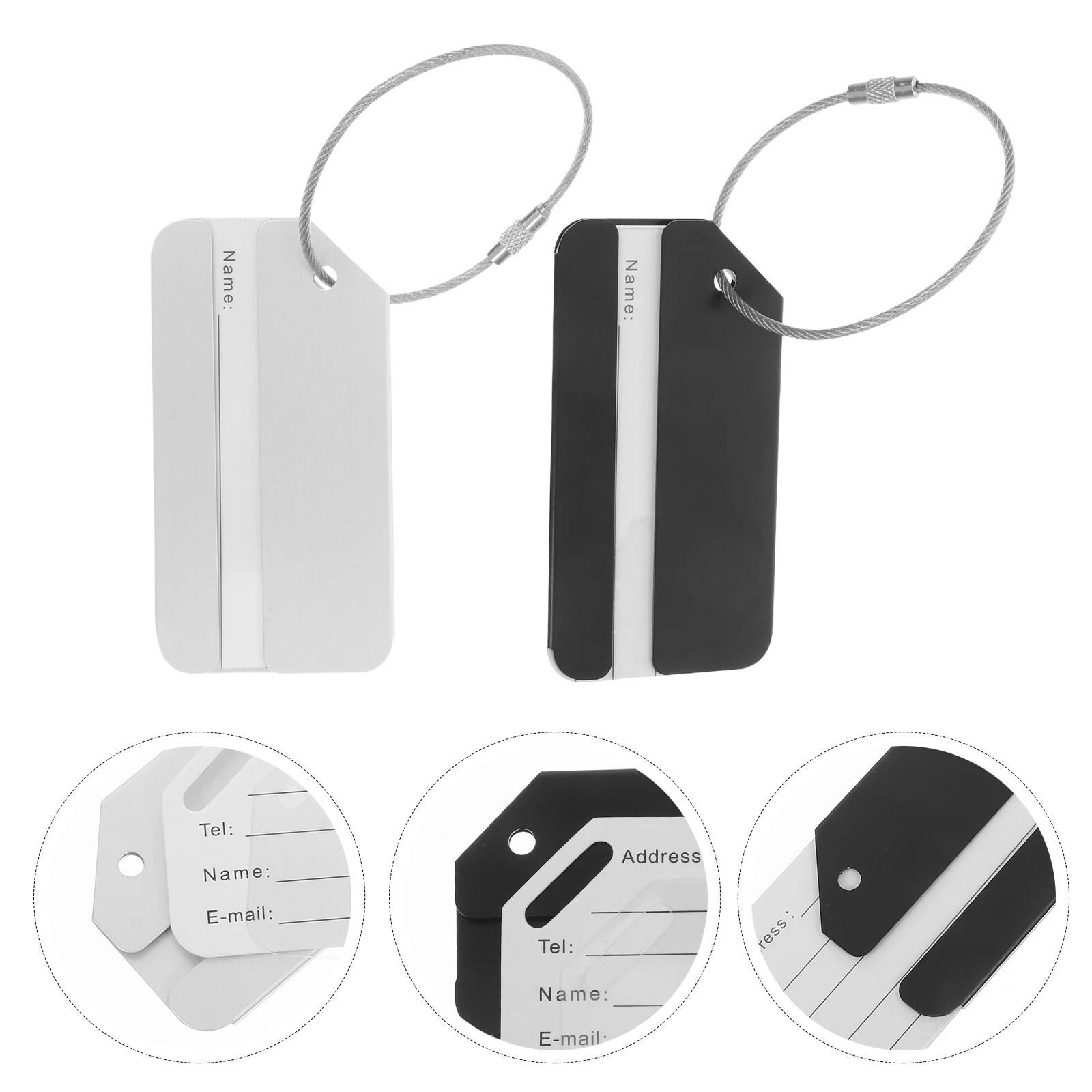 Рисунок 3 - багажные бирки из алюминиевого сплава 8x4 2x0 5 см