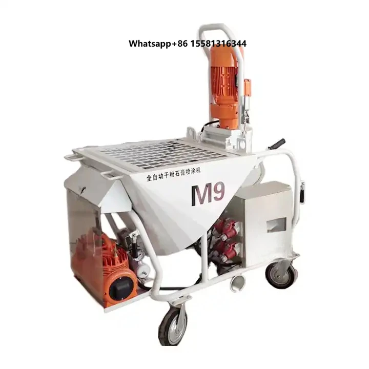 2023 New High Quality Gypsum Spraying Machine M9 Gypsum Cement Mortar Spraying Machine