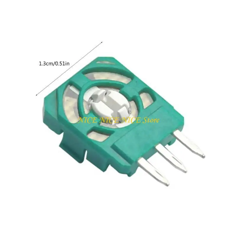 10 pièces Potentiomètre analogique analogique 2k3Ω Resiation Axe du module capteur à 3 broches pour le contrôleur
