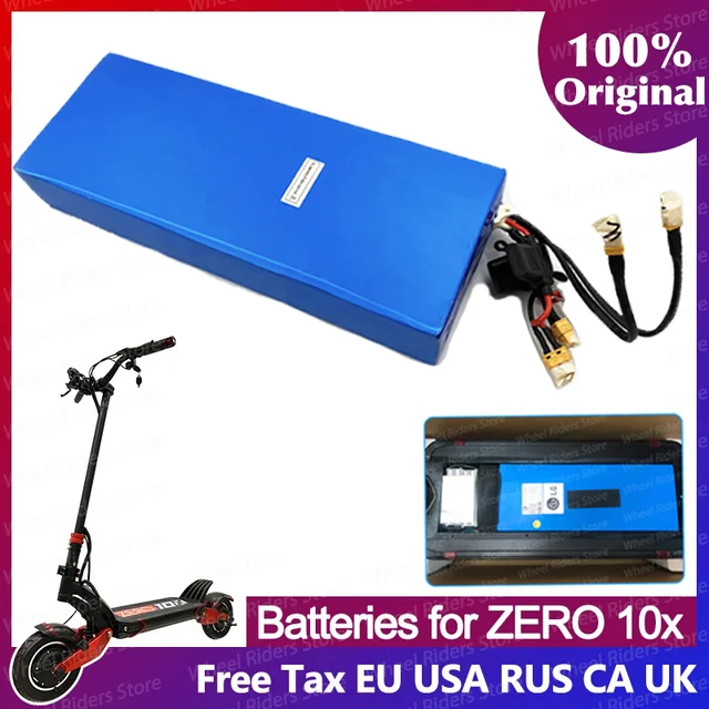 Original Batteries For ZERO 10X Electric Scooter 52V 18.2ah/23ah 60V 21Ah  Accessories Battery - AliExpress