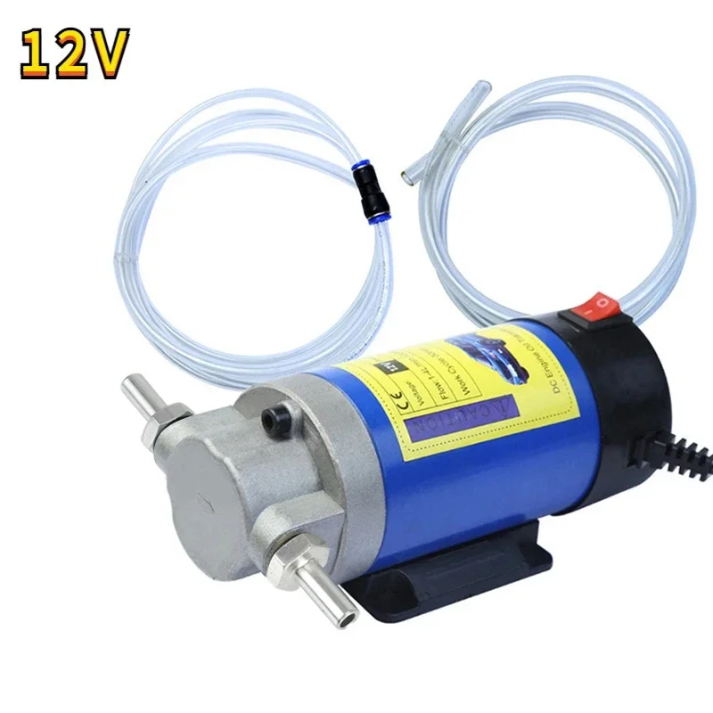 Tragbare elektrische Öltransferpumpe mit 12 V/24 V – 1–4 l/min Kraftstoff-/Dieselextraktor für Auto, Boot, Motor – Siphon-Werkzeug mit automatischer Abschaltung