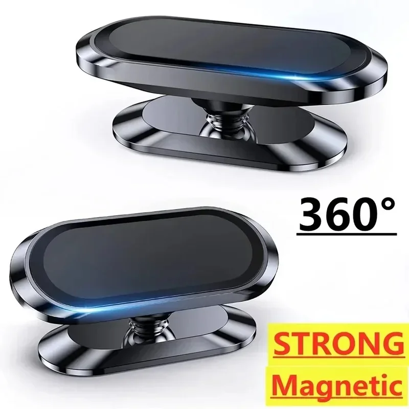 360 Rotate Car Phone Holder, Magnetic Universal Magnet Phone Mount for iPhone Xiaomi Samsung, Car Mobile Cell Phone Holder Stand