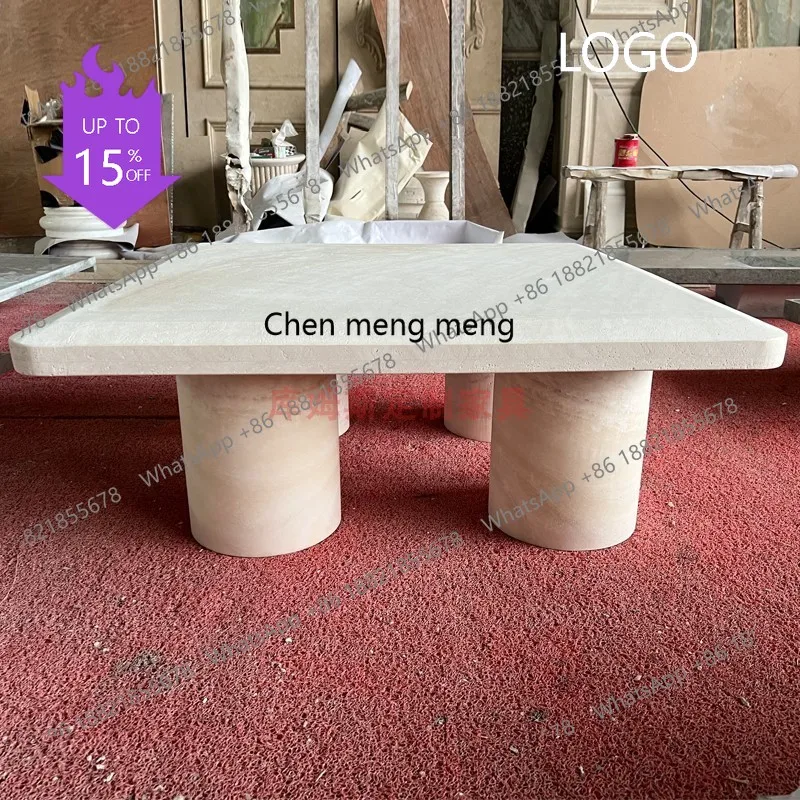 

zJ6660zj6660Wabi Sabi style coffee table retro style living room B & B model room coffee table