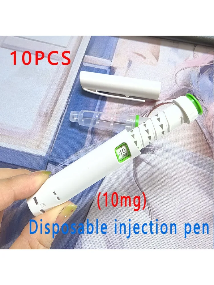 10 stuks wegwerp-injectiepennen, geschikt voor insuline, groeihormoon en 3ml inktcartridges (exclusief medicijnen) - afbeelding 2